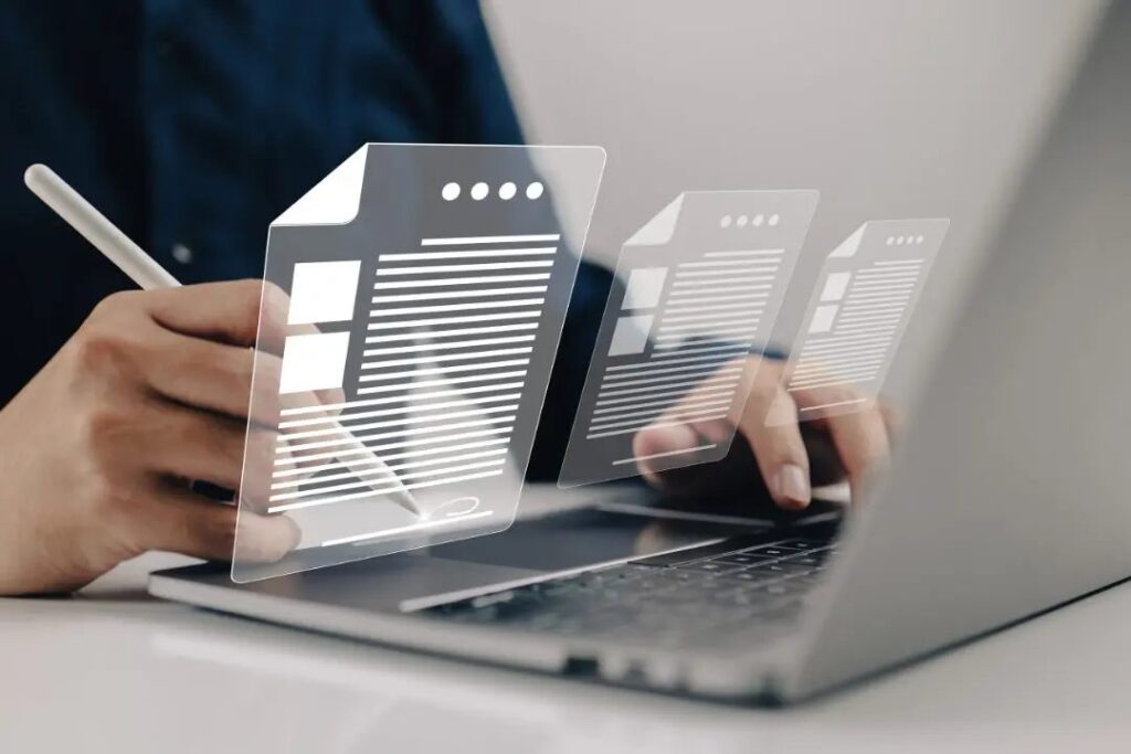 Firma digitale di un documento su dispositivo mobile