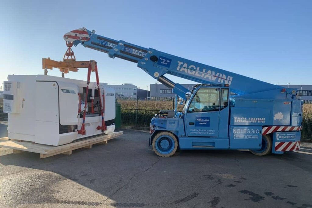 Flotta di autogru e piattaforme aeree Tagliavini
