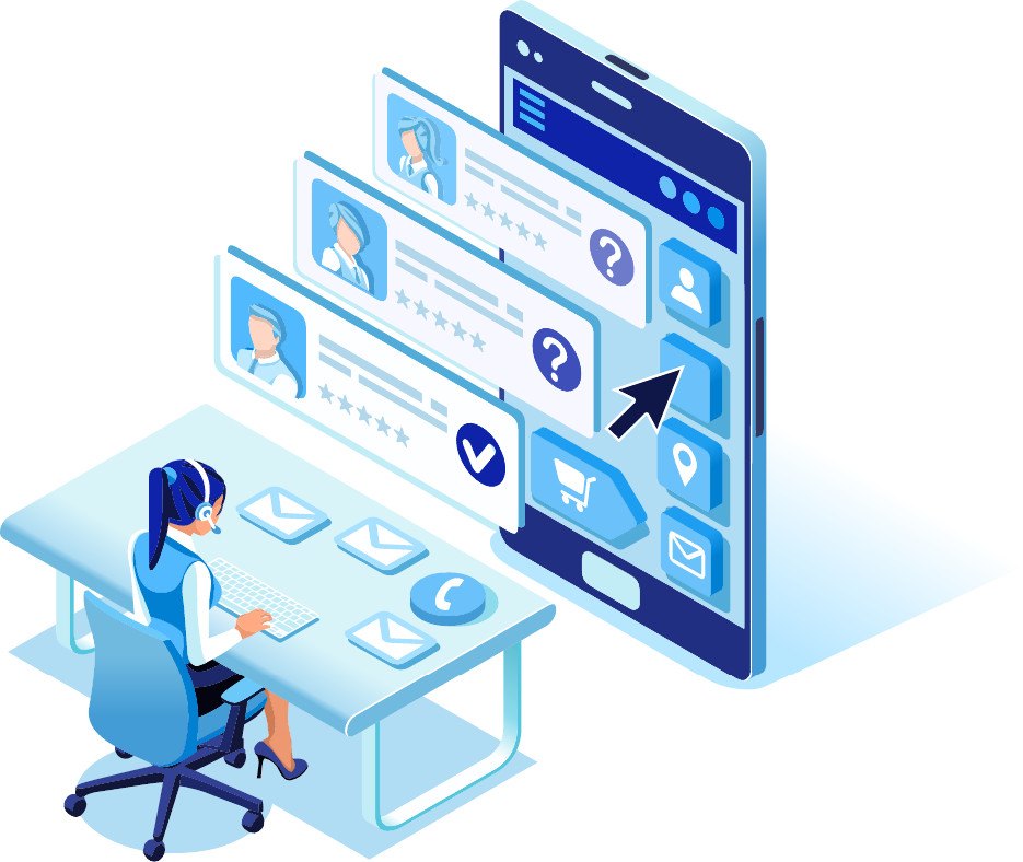 Illustrazione del servizio di assistenza e gestione delle postazioni informatiche